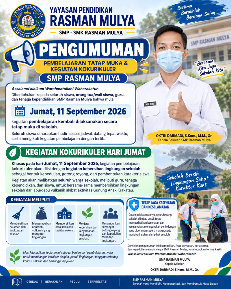 PEMBELAJARAN TATAP MUKA & KEGIATAN KOKURIKULER